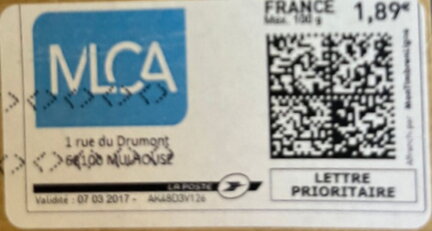 Stamp, MLCA Mulhouse Expert Comptable, France,  , Accountants