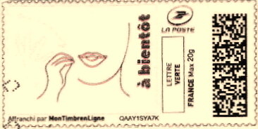 See you soon/A bientot. reesign with laposte logo