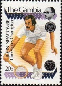 Stamp, John Newcombe, Gambia,  