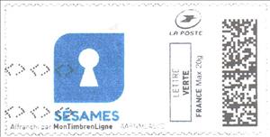 Stamp, Sesames, France,  , Keys, Logos, Publishers