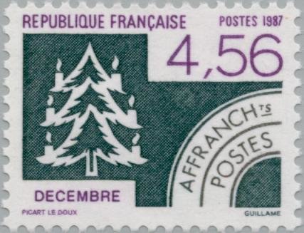 The months of the year: December