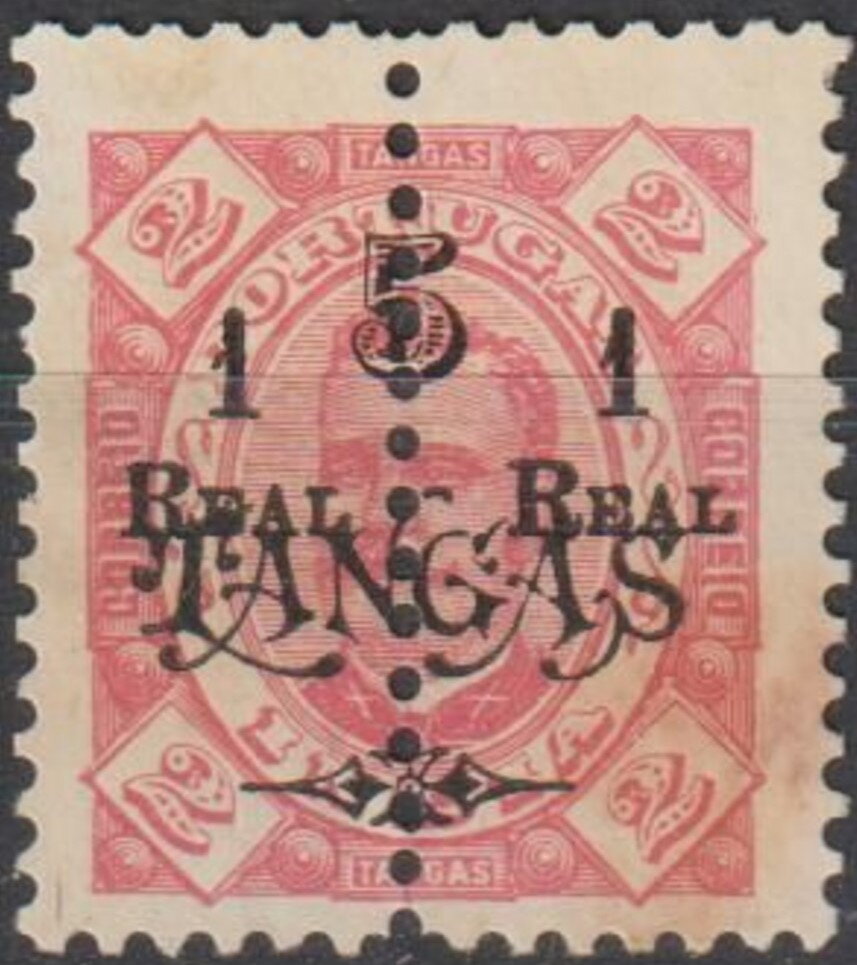 Carlos I 2 Halfs Overprinted