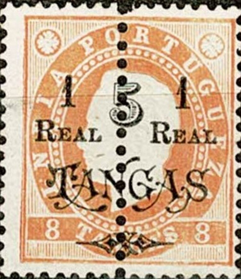 Louis I 2 Halfs Overprinted