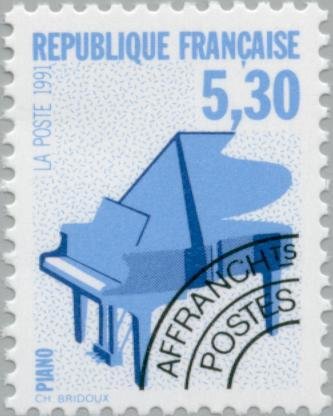 the piano