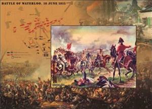 Souvenir Sheet, Battle of Waterloo, Somaliland,  , Battle, Military Forces
