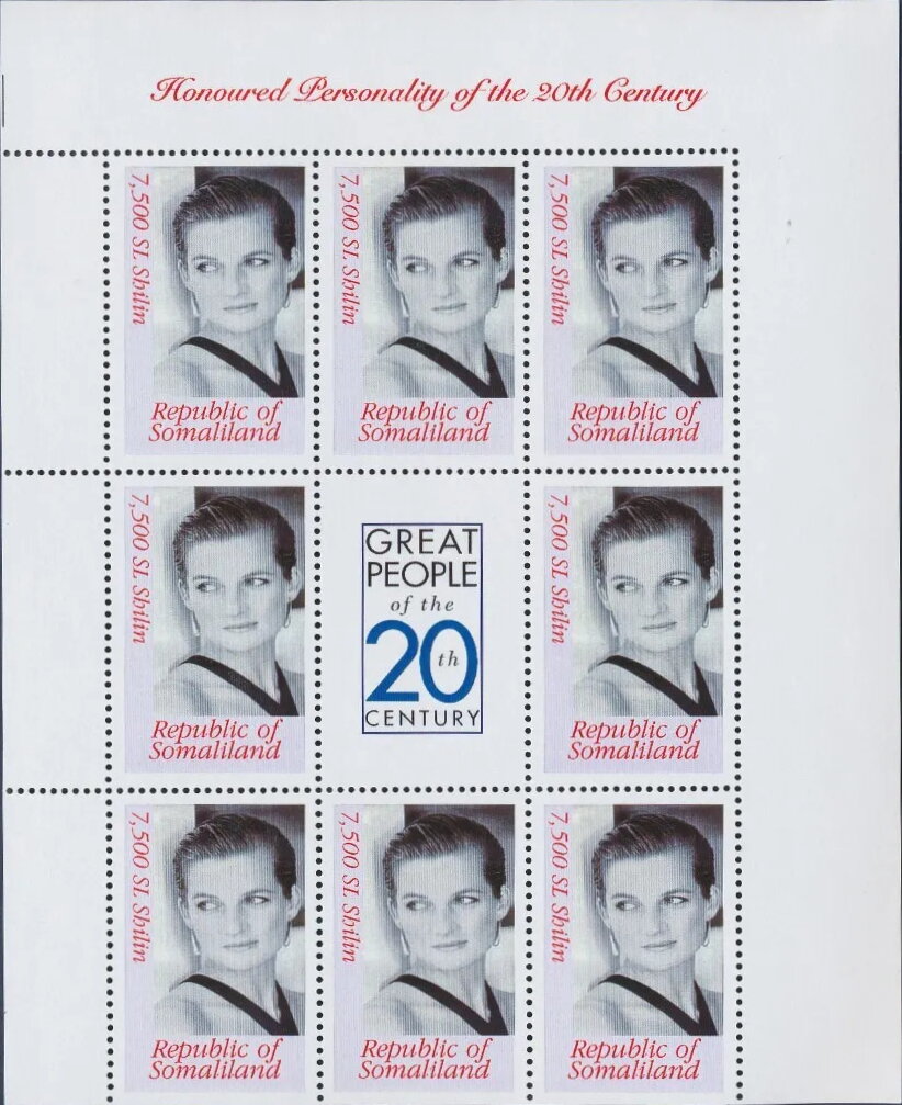 Honoured Personality of the 20th Century Princess Diana