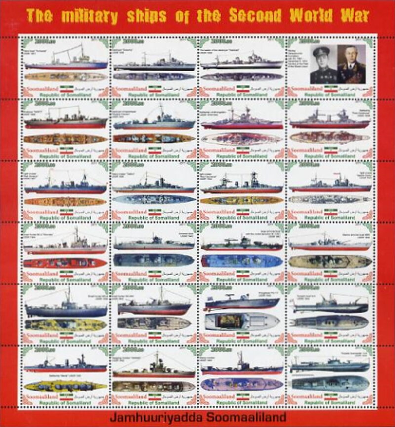 Military Ships of the Second World War