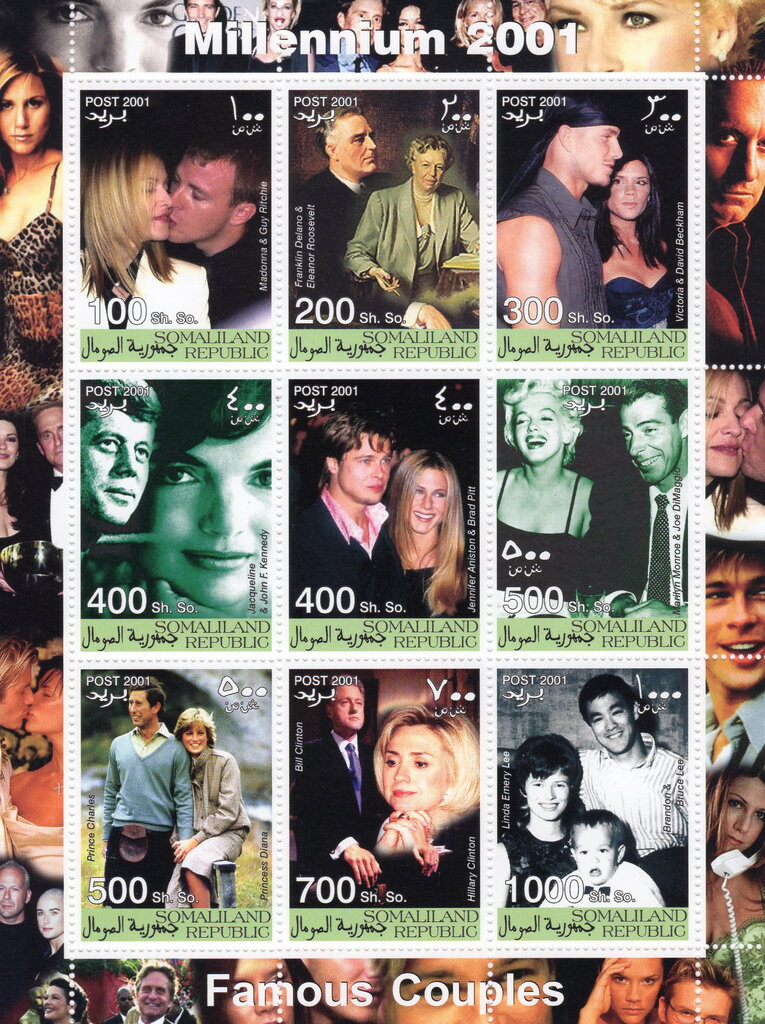 Millenium 2001 Famous Couples