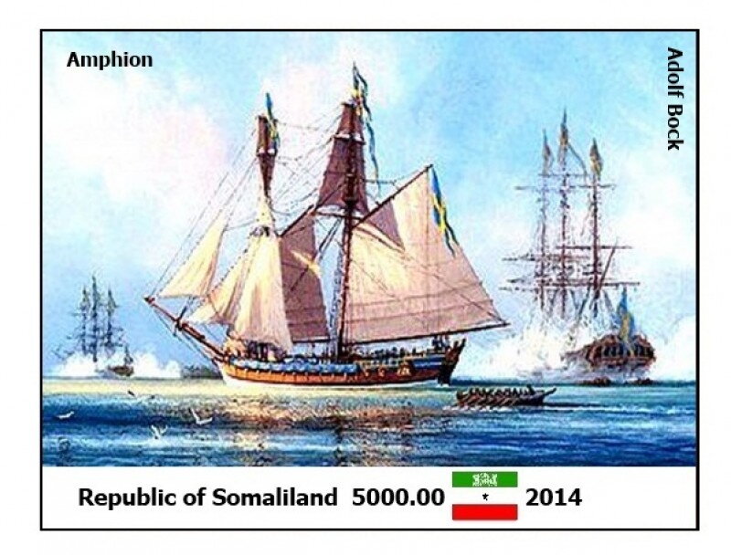 Sailing Ship Paintings by Adolf Bock