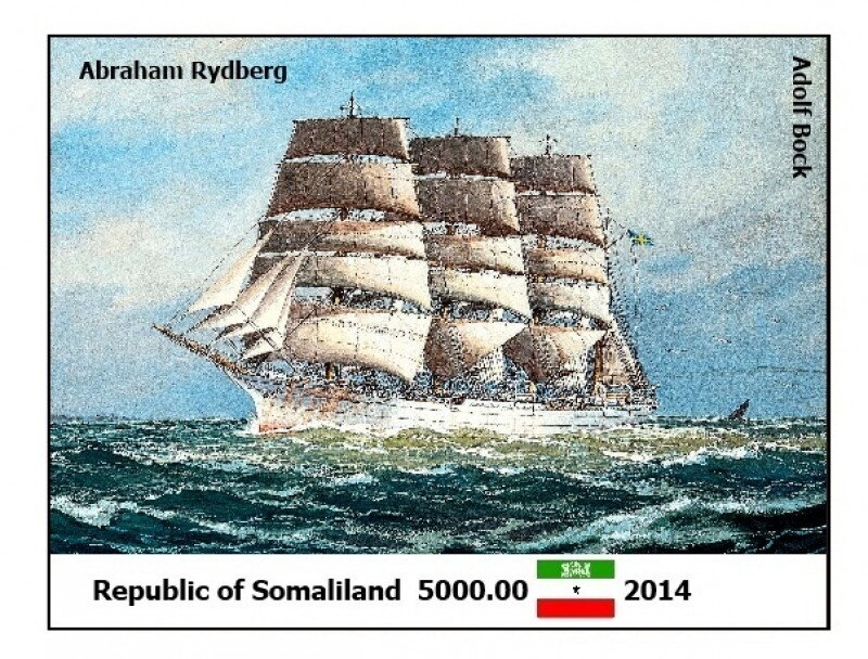 Sailing Ship Paintings by Adolf Bock