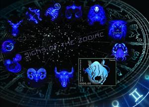 Souvenir Sheet, Signs of the Zodiac, Somaliland,  , Zodiac