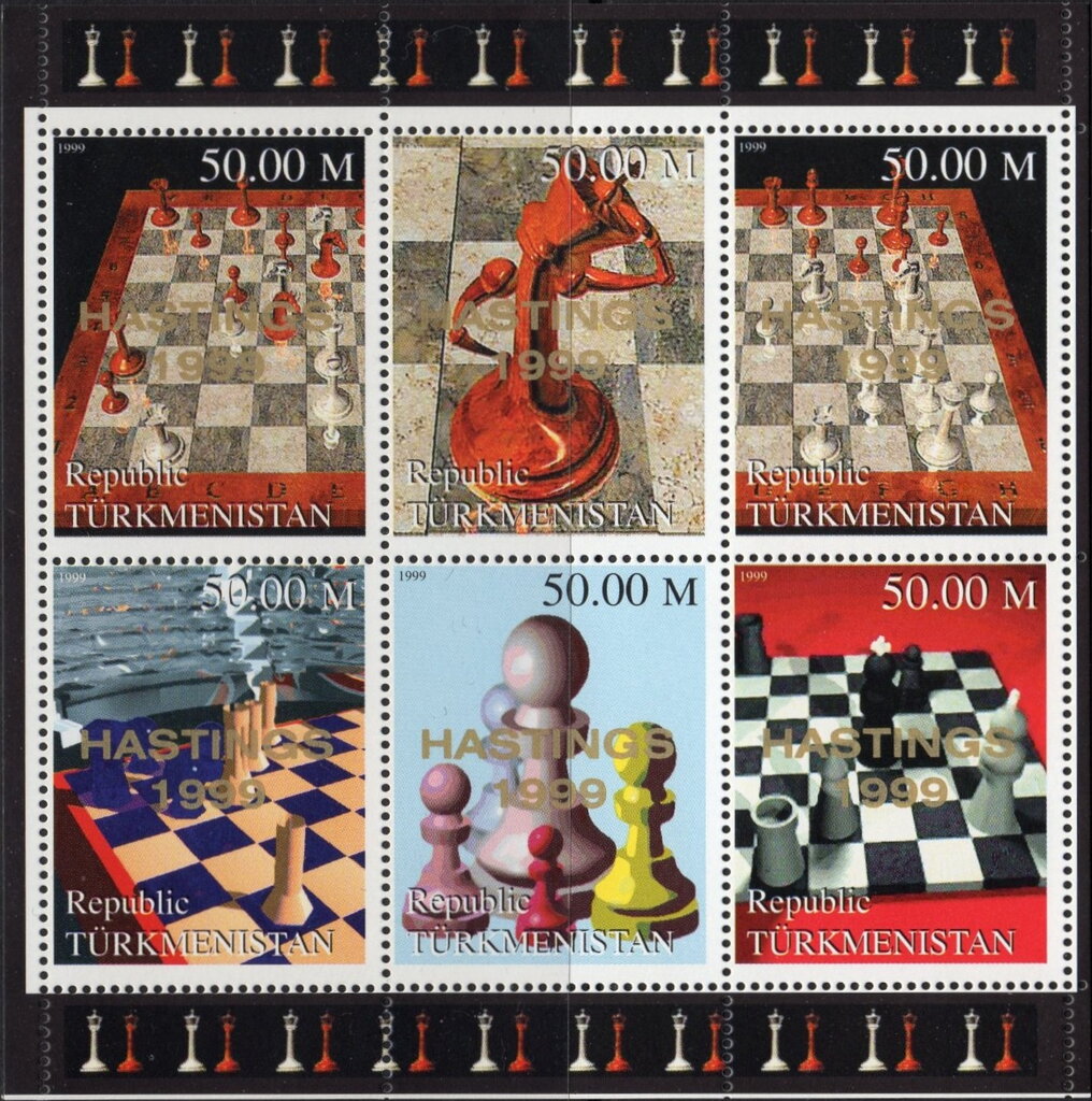 Chess Overprinted "HASTINGS 1999"
