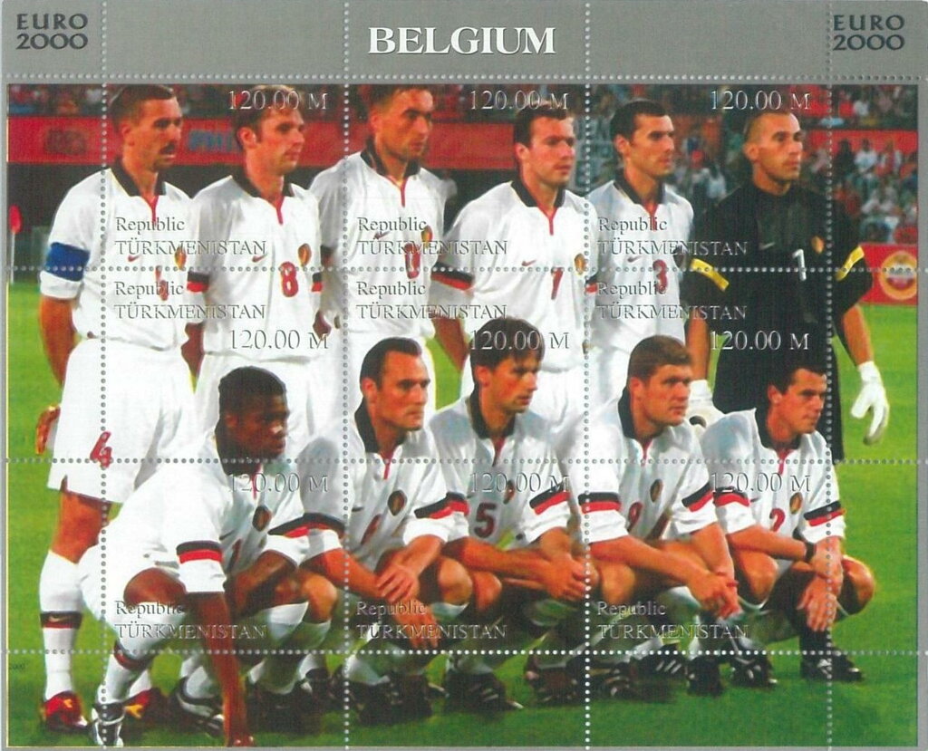 EURO 2000 European Football Championship Teams Belgium