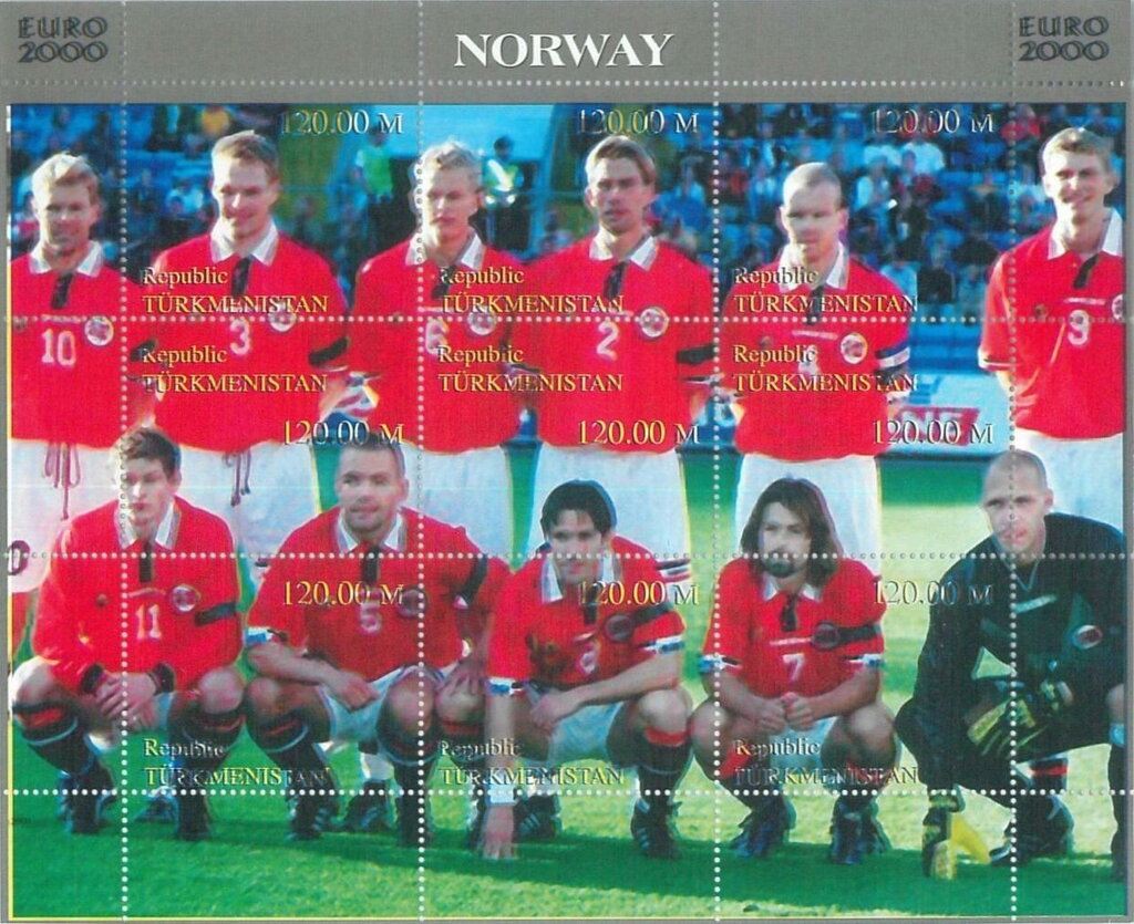 EURO 2000 European Football Championship Teams Norway