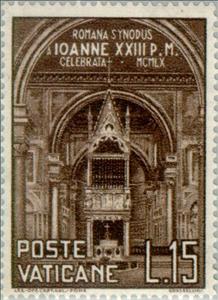 Stamp, Synode, Vatican City,  , Special Occasions, Buildings
