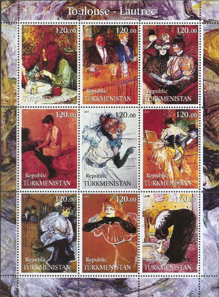 Paintings by Toulouse Lautrec