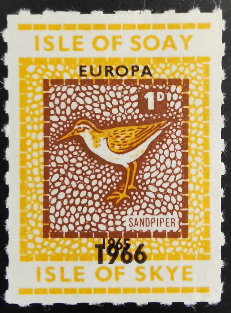 Sandpiper overprinted 1966