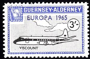 Stamp, Viscount, Alderney,  , Aircraft, Islands