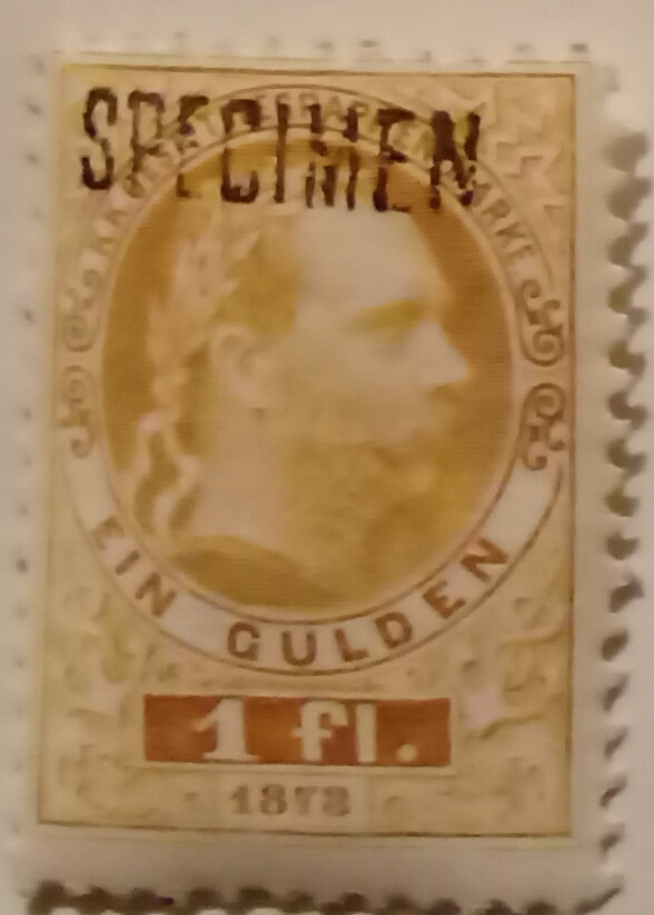 Emperor Franz Joseph Overprinted "Specimen"