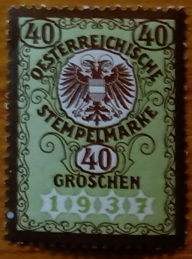 Stempelmarke 40 Groschen