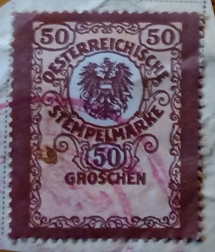 Stempelmarke 50 Groschen