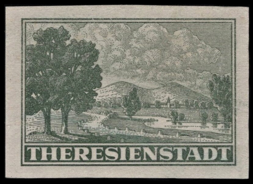 Admission stamp - Ghetto Theresienstant