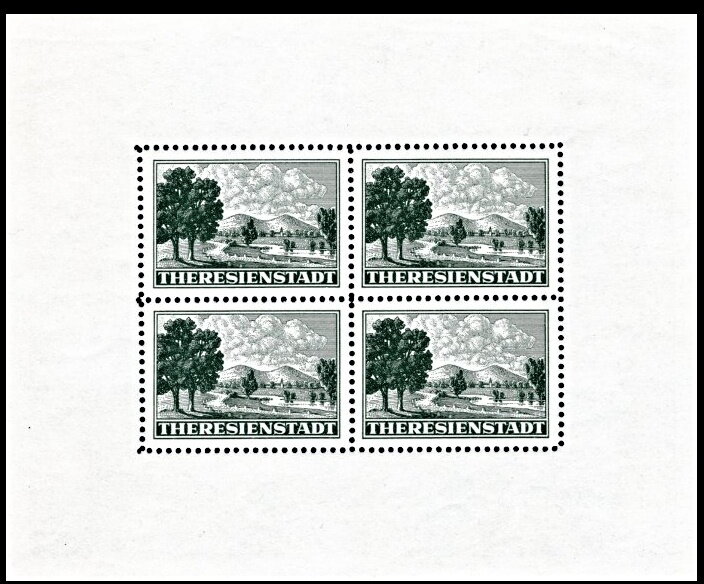 Admission stamp - Ghetto Theresienstant