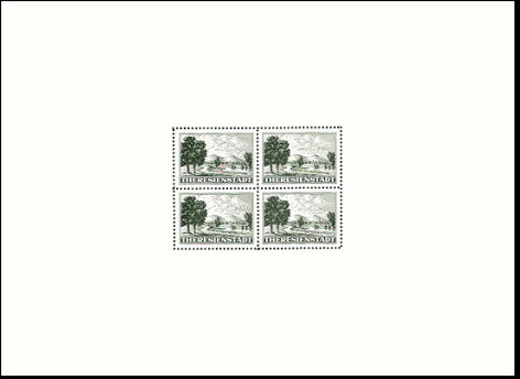 Admission stamp - Ghetto Theresienstant