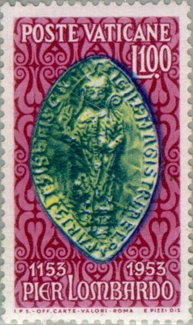 Episcopal seal of Peter Lombard