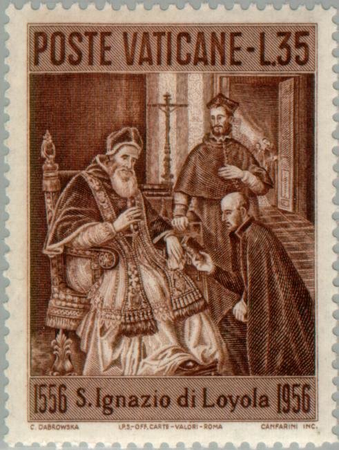 St. Ignatius submit at pope the rule of Company of Jesus