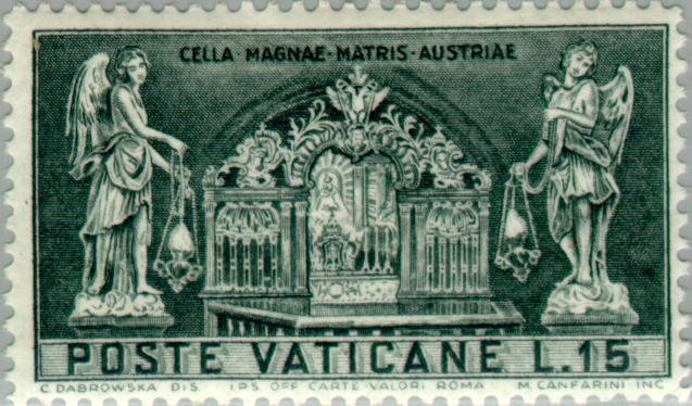 Altar in the sanctuary of Mariazell