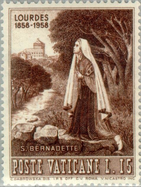 Bernadette praying