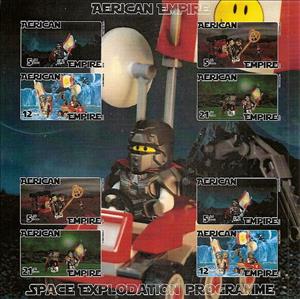 Mini Sheet, Space Explodation Programme, Fantasy Issues,  , Toys