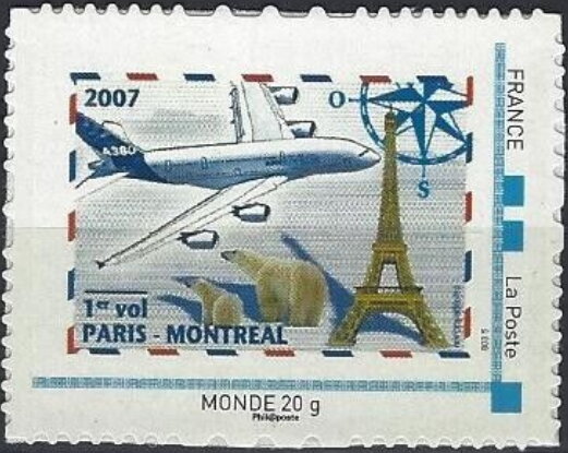 1er vol Paris Montreal