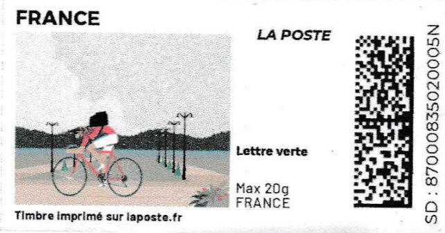 Cycling in the Countryside. Redesign no laposte logo