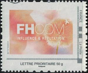 Stamp, FHCOM Influence and reputation, France,  , Communication