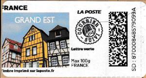 Stamp, Grand Est Timber Framed Houses. Courrier Suivi, France,  , Houses, Townscapes / City Views