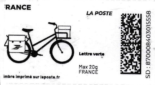 LaPoste Eco-bike in black