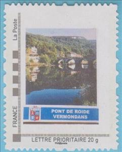Stamp, Pont de Roide Vermondans, France,  , Bridges, Rivers