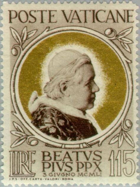 Pope Pius X- Holy declaration