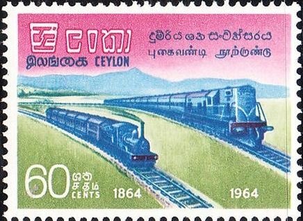 100 years Railway in Ceylon