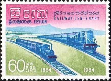 100 years Railway in Ceylon