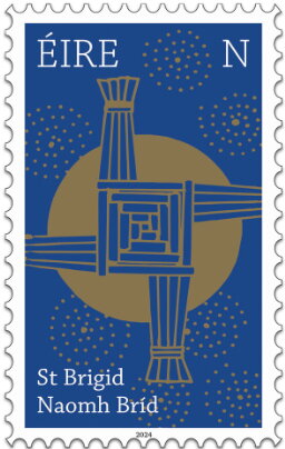 Stamp, St. Brigid Day, Ireland,  , Festivals, Saints