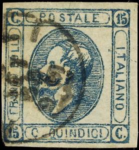 Stamp, King Vittorio Emanuele II by an oval, Italy,  , Famous People, Heads of State, Kings, Men, Royalty