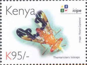 Stamp, Themarictera laticeps, Kenya,  , Animals (Fauna), Anniversaries and Jubilees, Insects