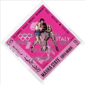 Stamp, Boxing – Toscani (1928), Mahra,  , Boxing, Olympic Games, Sports
