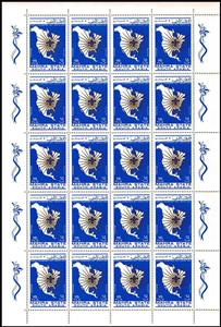 Full Pane, Map of the North American Continent and Scout Lily in the H…, Mahra,  , Scouting