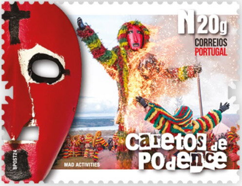 Scene from Caretos de Podence Festival