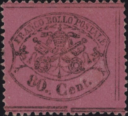 Papal Arms - Fragolone color variety
