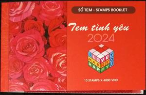 Booklet, Love (3rd Issue), Vietnam,  , Hands, Letters (Alphabet), Love, Roses, Toys, Valentine's Day
